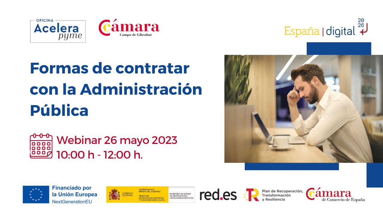 Formas de contratar con la Administración Pública webinar Acelera Pyme