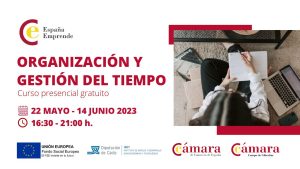 Organización y gestión del tiempo Curso España Emprende