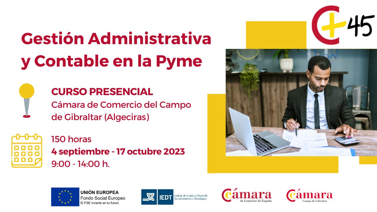 curso gestión administrativa y contable en la pyme 45+