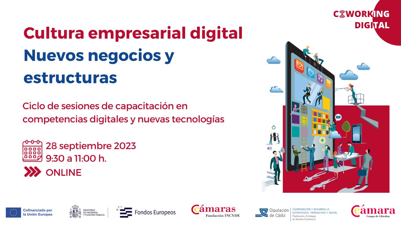 Sesión Coworking Digital cultura empresarial digital nuevos negocios
