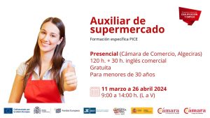 Auxiliar supermercado formación específica PICE mar 24
