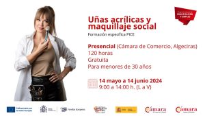Uñas acrílicas y maquillaje social Formación específica PICE mayo 2024