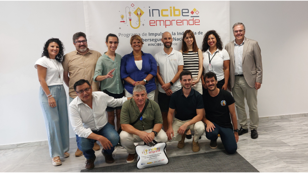 Grupo Incubación INCIBE Emprende Algeciras web emprendedores con proyectos de ciberseguridad en el programa de Incubación de Incibe Emprende